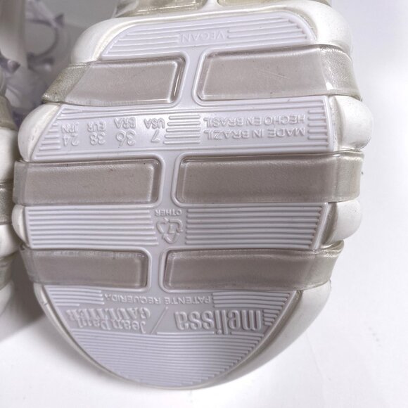 JEAN PAUL GAULTIER x Melissa White Jelly 'Punk Love' Platform - Picture 11 of 11